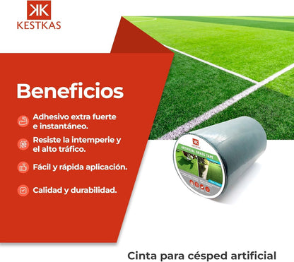 Cinta unión césped artificial 15cm x 10m KESTKAS