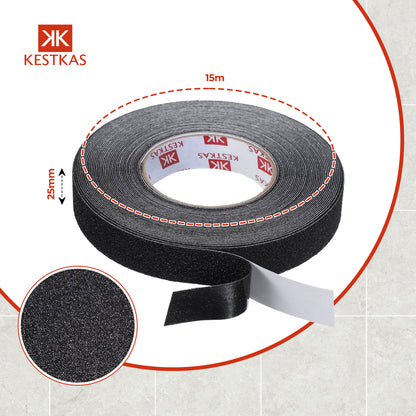 Cinta Antideslizante profesional 25mm x 15m KESTKAS