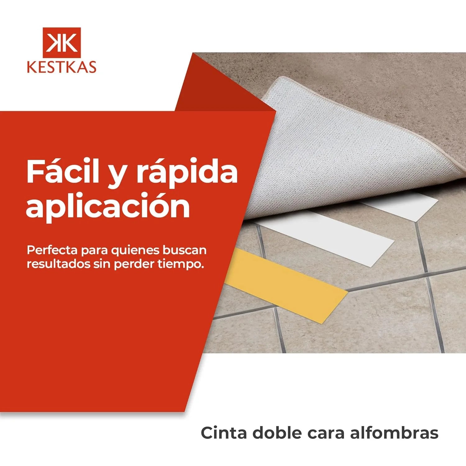 cinta doble cara aplicacion