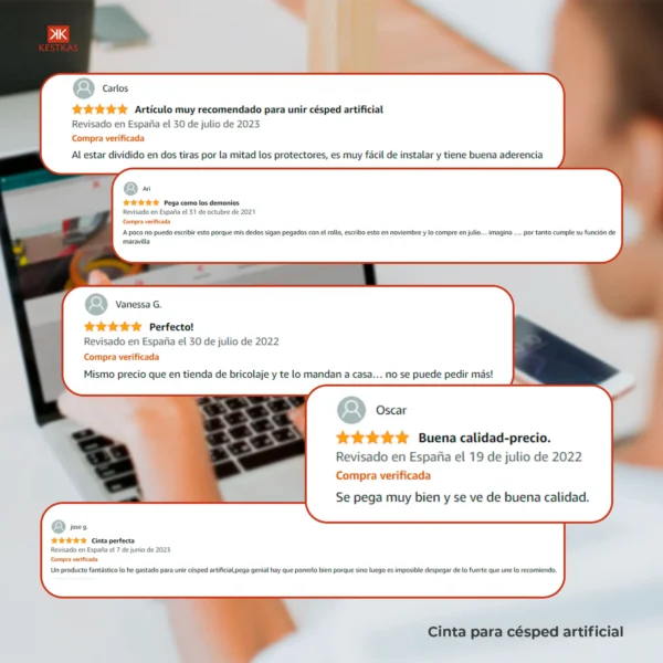 Cinta de unión césped reseñas kesktas