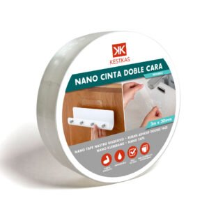 nano cinta doble cara transparente 30 mm uso doméstico reutilizable kestkas